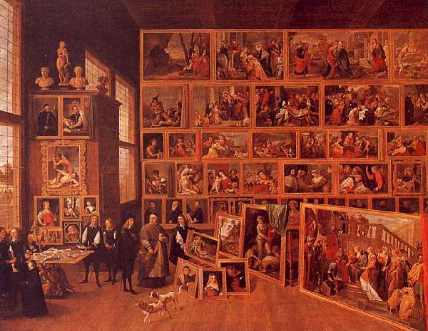    David Teniers The Archduke Leopold's Gallery Sweden oil painting art